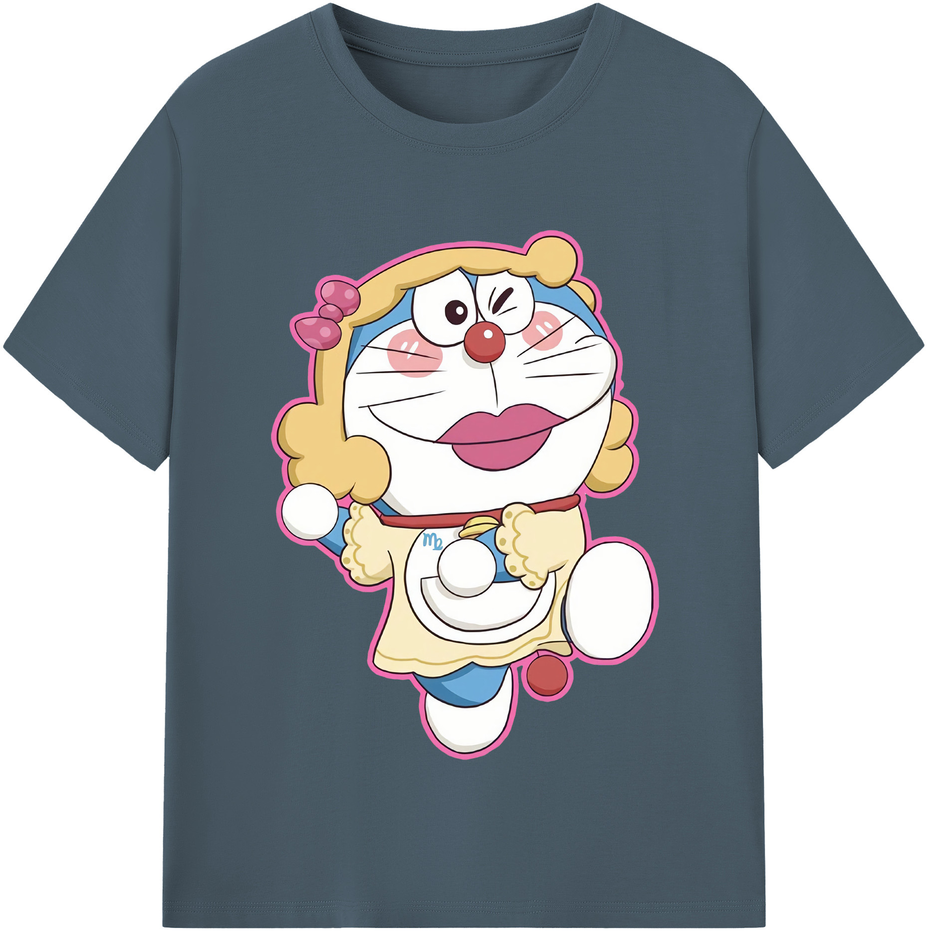 （画像用） ドラえもん Doraemon 綿100％半袖Tシャツ（フロントプリント）